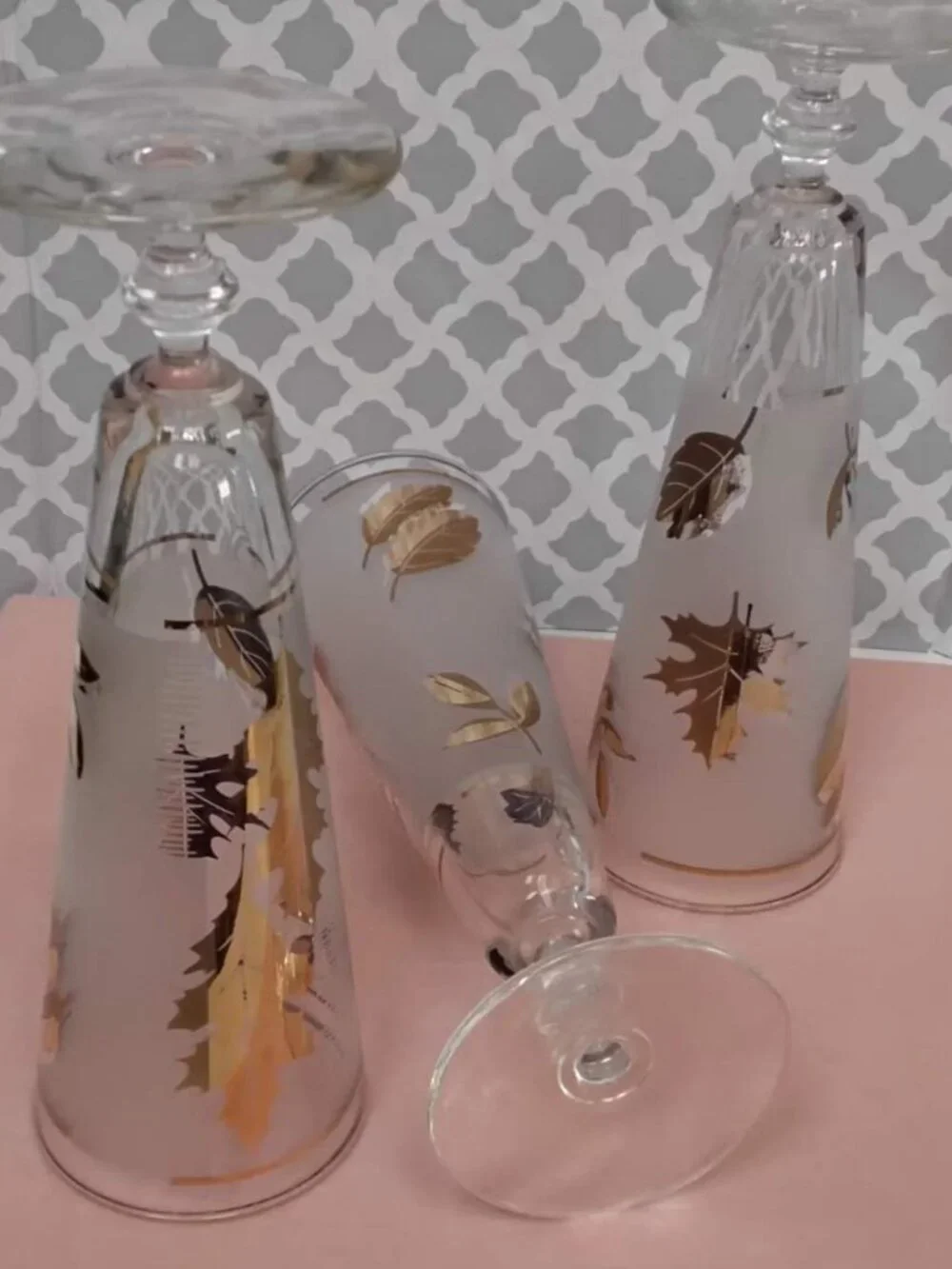 Libbey Vintage Pilsner Glasses 